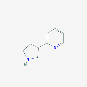molecular formula C9H12N2 B123321 2-吡咯烷-3-基吡啶 CAS No. 150281-45-1