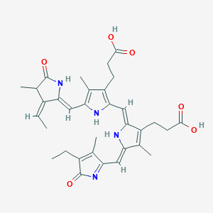 molecular formula C33H38N4O6 B1233210 Extracted from algae 
