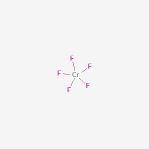 molecular formula CrF5 B1233212 Chromium pentafluoride 