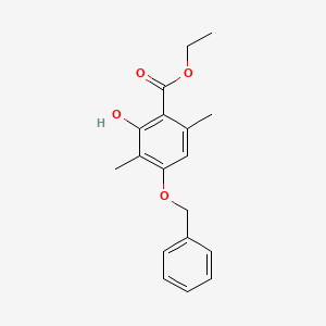 Ethyl4-(benzyloxy)-2-hydroxy-3,6-dimethylbenzoate