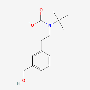 N-tert-butyl-N-[2-[3-(hydroxymethyl)phenyl]ethyl]carbamate