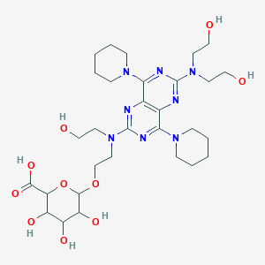 molecular formula C30H48N8O10 B12332191 Dipyridamole mono-O-B-D-glucuronide 