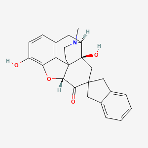 4'a,9'-Dihydroxy-3'-methyl-1,1',2',3,3',4',4'a,5'-octahydrospiro[indene-2,6'-[4,12]methano[1]benzofuro[3,2-e]isoquinolin]-7'(7'aH)-one