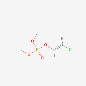 molecular formula C4H8ClO4P B12332340 Phosphoric acid,2-chloroethenyl dimethyl ester 