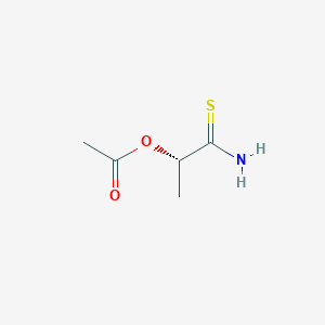 [(2S)-1-amino-1-sulfanylidenepropan-2-yl]acetate