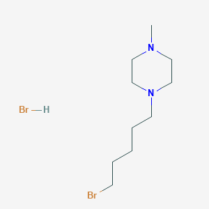 molecular formula C10H22Br2N2 B12332390 1-(5-Bromopentyl)-4-methylpiperazine hydrobromide CAS No. 2006277-25-2