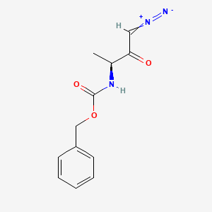 molecular formula C12H13N3O3 B12332418 Z-L-Ala-CHN2 