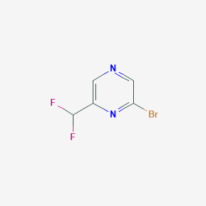 2-Bromo-6-(difluoromethyl)pyrazine