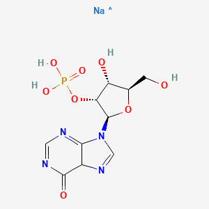 molecular formula C10H13N4NaO8P B12332446 CID 156594954 