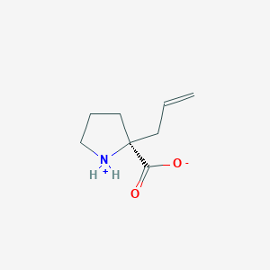 molecular formula C8H13NO2 B12332463 (s)-2-Allylpyrrolidine-2-carboxylic acid 