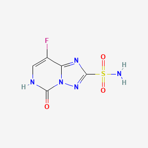 8-Fluoro-5-oxo-5,6-dihydro-[1,2,4]triazolo[1,5-c]pyrimidine-2-sulfonamide