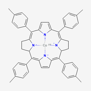 copper;(4Z,10Z,15Z,19Z)-5,10,15,20-tetrakis(4-methylphenyl)-1,2,3,12,13,14-hexahydroporphyrin-21,22,23,24-tetraide