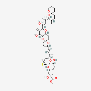 molecular formula C45H70O13S B1233253 Acanthifolicin methyl ester CAS No. 78111-16-7