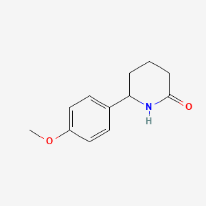 6-(4-Methoxyphenyl)piperidin-2-one