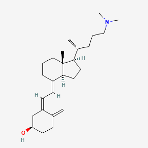 molecular formula C26H43NO B1233255 25-Azavitamin D3 CAS No. 63819-61-4