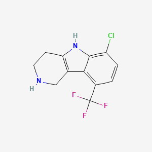 1H-Pyrido[4,3-b]indole,6-chloro-2,3,4,5-tetrahydro-9-(trifluoromethyl)-