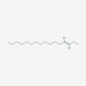 molecular formula C16H32 B12332557 3-Hexadecene CAS No. 74533-95-2