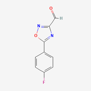 5-(4-Fluorophenyl)-1,2,4-oxadiazole-3-carboxaldehyde