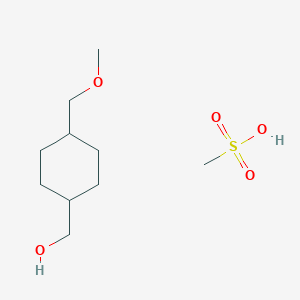 Cyclohexanemethanol, 4-(methoxymethyl)-, methanesulfonate, trans-