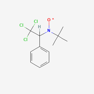 molecular formula C12H15Cl3NO B1233260 Trichloromethyl-phenyl-t-butyl nitrone CAS No. 63711-04-6