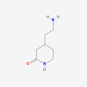 4-(2-Aminoethyl)piperidin-2-one