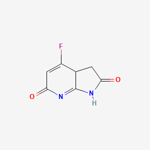 1H-Pyrrolo[2,3-b]pyridine-2,6-dione, 4-fluoro-3,7-dihydro-