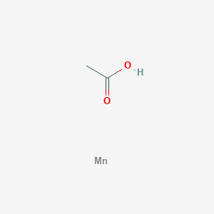 molecular formula C2H4MnO2 B12332659 Acetic acid;manganese CAS No. 2180-18-9