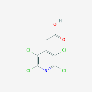 molecular formula C7H3Cl4NO2 B12332699 (Tetrachloro-pyridin-4-yl)-aceticacid CAS No. 2412-98-8