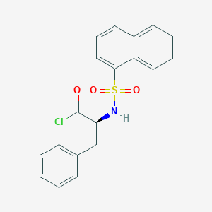 molecular formula C19H16ClNO3S B123327 N-(1-萘磺酰基)-L-苯丙氨酰氯 CAS No. 146864-62-2