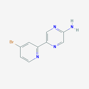 5-Amino-2-(4'-bromo-2'-pyridyl)pyrazine