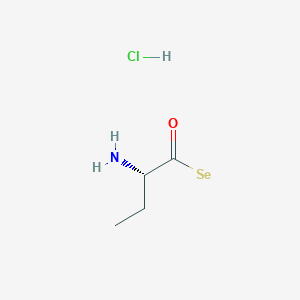 (2S)-2-amino-1-hydroxybutane-1-selone hydrochloride