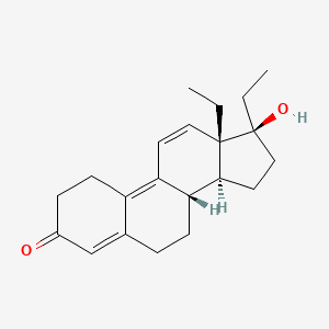 molecular formula C21H28O2 B1233274 Tetrahydrogestrinone CAS No. 618903-56-3