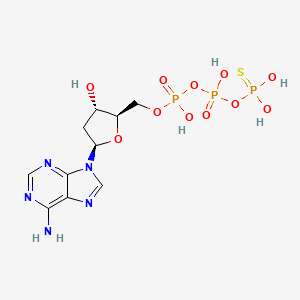 molecular formula C10H16N5O11P3S B1233277 2'-Deoxyadenosine 5'-O-(2-thiotriphosphate) CAS No. 80227-17-4