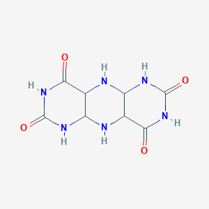 molecular formula C8H10N6O4 B12332836 Pyrimido[4,5-g]pteridine-2,4,7,9(3H,8H)-tetrone, 1,6-dihydro- 