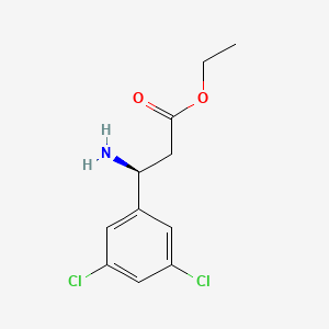 Benzenepropanoicacid,-amino-3,5-dichloro-,ethylester,(S)-