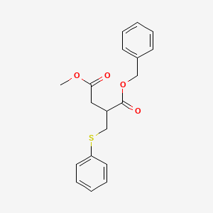 1-Benzyl 4-methyl 2-((phenylthio)methyl)succinate