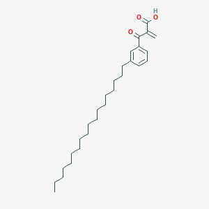 molecular formula C28H44O3 B12332849 2-(3-Octadecylbenzoyl)prop-2-enoic acid 