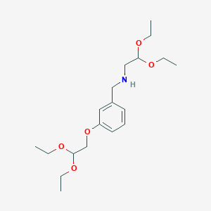 N-[3-(2,2-Diethoxyethoxy)benzyl]-2,2-diethoxyethylamine