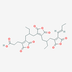 molecular formula C29H32O11 B12332863 Cordyanhydride B 