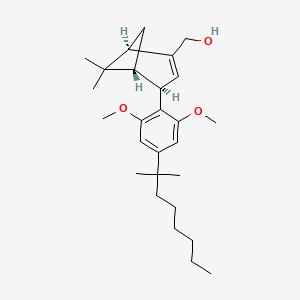 molecular formula C27H42O3 B1233291 HU-308 CAS No. 1220887-84-2
