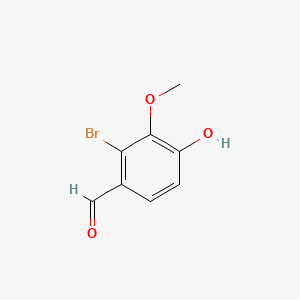 4-Hydroxy-m-anisaldehyde, bromo derivative