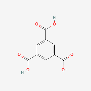 molecular formula C9H5O6- B1233294 3,5-Dicarboxybenzoate 