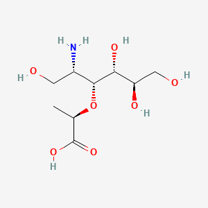 molecular formula C9H19NO7 B1233299 Muramicitol CAS No. 13830-59-6