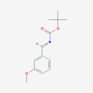 Carbamic acid, [(3-methoxyphenyl)methylene]-, 1,1-dimethylethyl ester