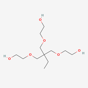 molecular formula C12H26O6 B12333019 2-[2,2-Bis(2-hydroxyethoxymethyl)butoxy]ethanol CAS No. 50586-59-9