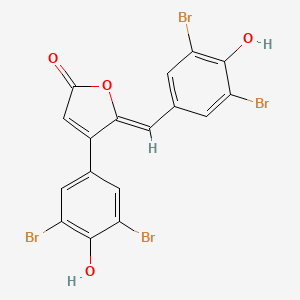 molecular formula C17H8Br4O4 B1233303 红霉素 A 