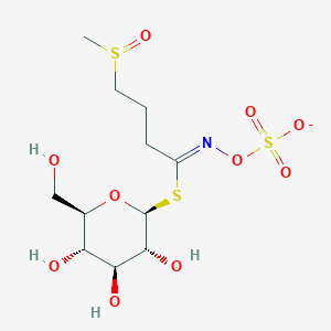 molecular formula C11H20NO10S3- B1233305 omega-[(Methylsulfinyl)alkyl]glucosinolate 