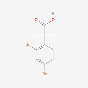 2-(2,4-Dibromophenyl)-2-methyl-propanoic acid