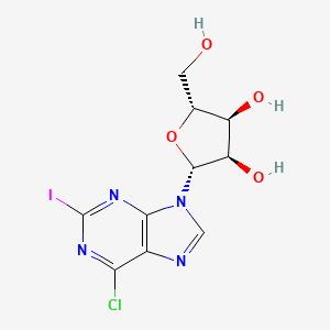 molecular formula C10H10ClIN4O4 B12333080 6-Chloro-2-iodopurine riboside 