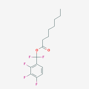 Difluoro(2,3,4-trifluorophenyl)methyl octanoate